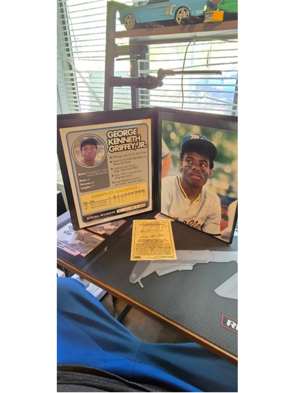 Bleachers Ken Griffey Jr. Moeller High School Trading Card Black Gold One S